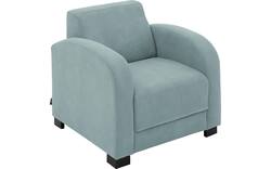 Goossens fauteuil my style blauw microvezel - 8229446-01