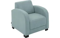 Goossens fauteuil my style blauw microvezel - 8229446-01
