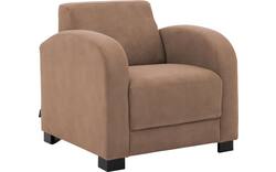 Goossens fauteuil my style bruin microvezel - 8229454-02