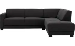 Goossens loungebank my style zwart stof - 8229467-01