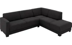 Goossens loungebank my style zwart stof - 8229467-01