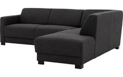 Goossens loungebank my style zwart stof - 8229467-01