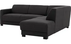 Goossens loungebank my style zwart stof - 8229467-01