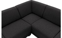 Goossens loungebank my style zwart stof - 8229467-01