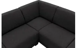 Goossens loungebank my style zwart stof - 8229467-01