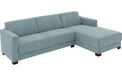 Goossens loungebank my style blauw microvezel - 8229469-01