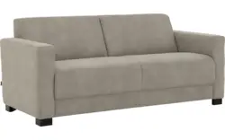 Goossens zitbank my style grijs microvezel - 8229481-01