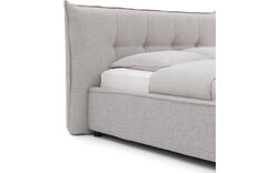 Goossens bedframe bolzano grijs stof - 8229491-01