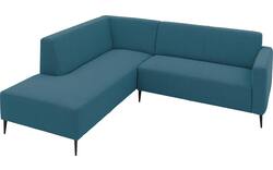 Goossens hoekbank key west blauw stof - 8229527-03
