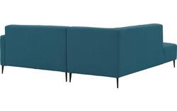 Goossens hoekbank key west blauw stof - 8229527-01