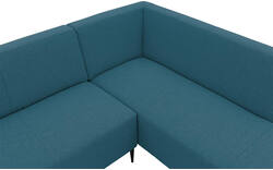 Goossens hoekbank key west blauw stof - 8229527-01-gespiegeld