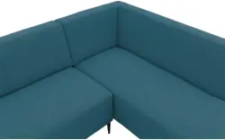 Goossens hoekbank key west blauw stof - 8229527-01-gespiegeld
