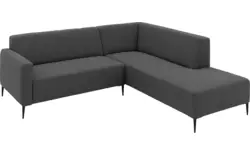 Goossens hoekbank key west grijs stof - 8229528-01-gespiegeld