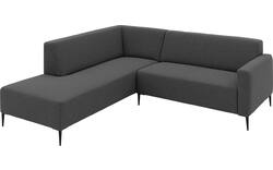 Goossens hoekbank key west grijs stof - 8229528-01