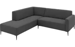 Goossens hoekbank key west grijs stof - 8229528-01