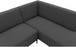 Goossens hoekbank key west grijs stof - 8229528-01-gespiegeld