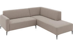 Goossens hoekbank key west grijs stof - 8229529-01-gespiegeld