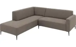 Goossens hoekbank key west bruin stof - 8229530-01