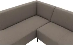 Goossens hoekbank key west bruin stof - 8229530-01