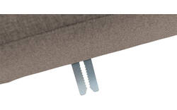 Goossens hoekbank key west bruin stof - 8229530-01-gespiegeld
