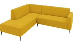 Goossens hoekbank key west geel stof - 8229531-01