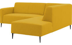 Goossens hoekbank key west geel stof - 8229531-01-gespiegeld