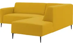 Goossens hoekbank key west geel stof - 8229531-01-gespiegeld