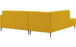 Goossens hoekbank key west geel stof - 8229531-01