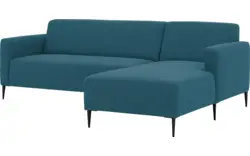 Goossens loungebank key west blauw stof - 8229533-01-gespiegeld