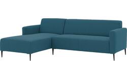 Goossens loungebank key west blauw stof - 8229533-01