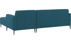 Goossens loungebank key west blauw stof - 8229533-01-gespiegeld