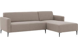 Goossens loungebank key west grijs stof - 8229535-01-gespiegeld