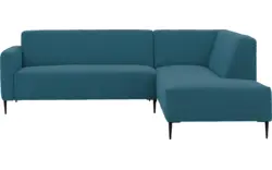 Goossens hoekbank key west blauw stof - 8229538-01