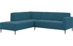 Goossens hoekbank key west blauw stof - 8229538-02-gespiegeld