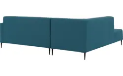 Goossens hoekbank key west blauw stof - 8229538-01-gespiegeld