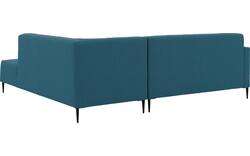 Goossens hoekbank key west blauw stof - 8229538-01