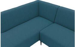 Goossens hoekbank key west blauw stof - 8229538-01-gespiegeld