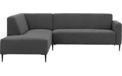 Goossens hoekbank key west grijs stof - 8229539-01-gespiegeld