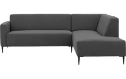Goossens hoekbank key west grijs stof - 8229539-01