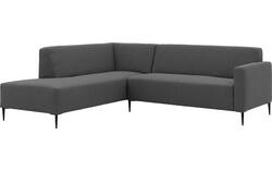 Goossens hoekbank key west grijs stof - 8229539-02-gespiegeld