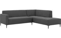Goossens hoekbank key west grijs stof - 8229539-02