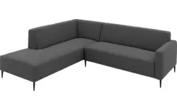 Goossens hoekbank key west grijs stof - 8229539-01-gespiegeld