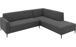 Goossens hoekbank key west grijs stof - 8229539-01