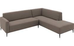 Goossens hoekbank key west bruin stof - 8229541-01