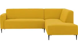 Goossens hoekbank key west geel stof - 8229542-01