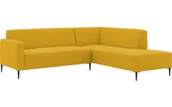 Goossens hoekbank key west geel stof - 8229542-02