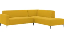 Goossens hoekbank key west geel stof - 8229542-01