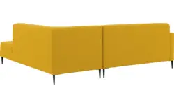 Goossens hoekbank key west geel stof - 8229542-01