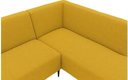 Goossens hoekbank key west geel stof - 8229542-01