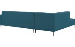 Goossens hoekbank key west blauw stof - 8229544-01-gespiegeld